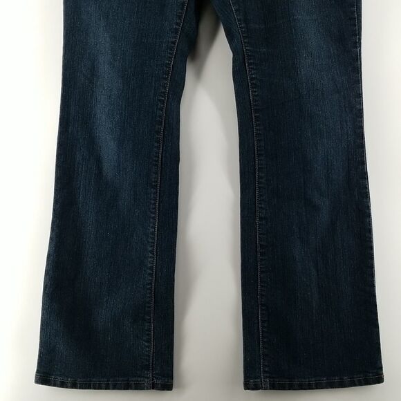 Santana Jeans Women's Size10x32 Washed Blue Front Button Zipper Closure 5 Pocket - Picture 3 of 9